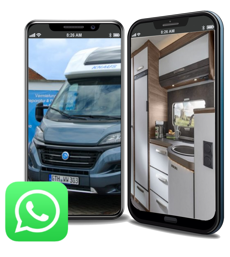 Wohnmobil Beratung live per Whatsapp Video Call